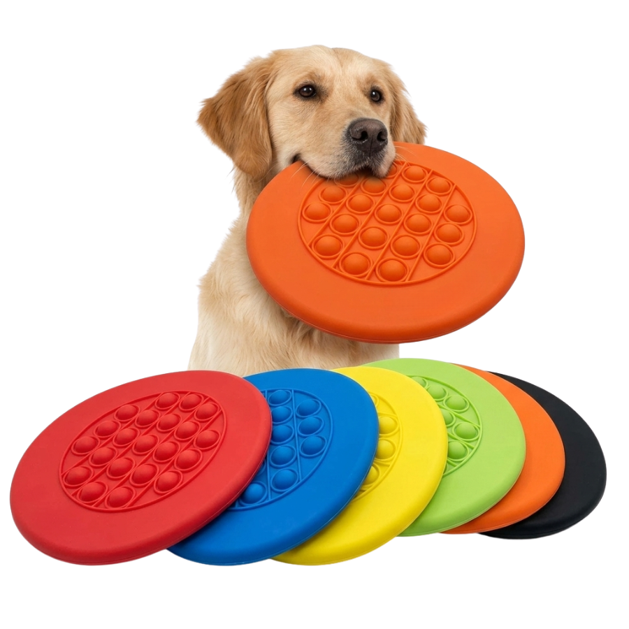 Silicone Dog Flying Disc Toy